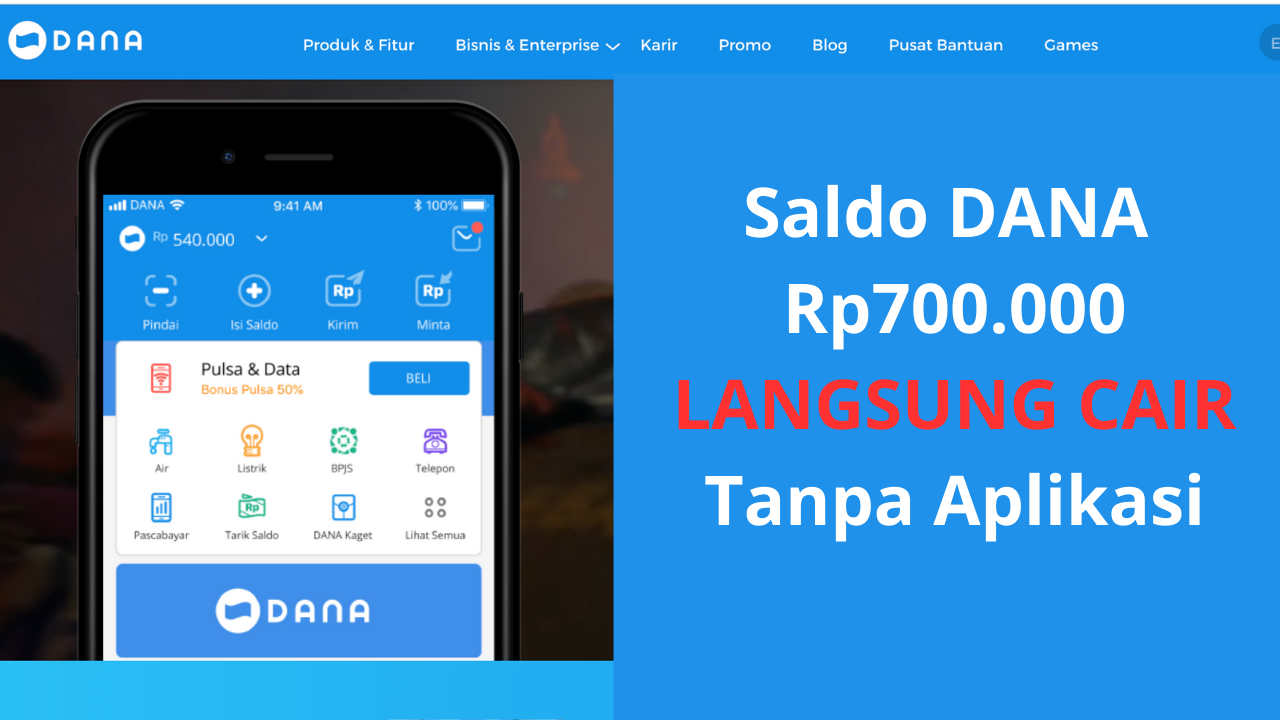 Cara Mendapatkan Saldo DANA Rp700.000 Langsung Dari Google Tanpa Aplikasi