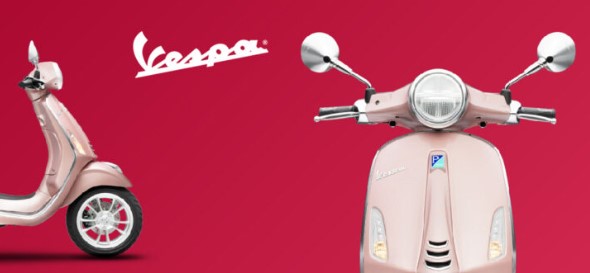 LIMITED! Vespa Primavera Pink Rosa Terbaru, Cocok Buat Kalian Kaum Hawa