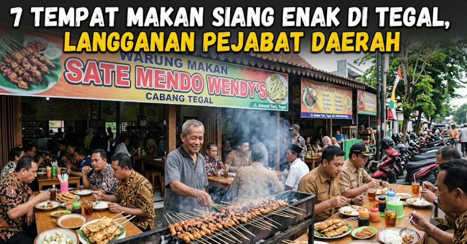 7 Tempat Makan Siang Enak di Tegal, Langganan Pejabat Daerah