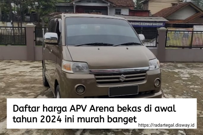 Harga Suzuki APV Arena Bekas di Awal 2024 Malah Semakin Murah, Usai Kemunculan APV Terbaru Bocor 