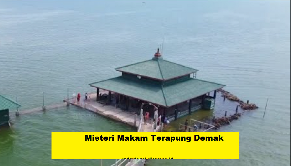 Misteri Makam Terapung Syekh Mudzakir Demak, Tampak Terlihat Kokoh Walaupun Diterjang Ombak di Tengah Laut