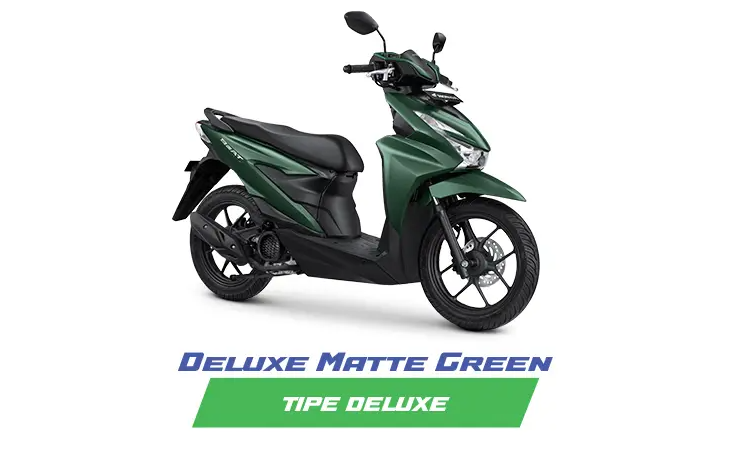 Warna Baru Honda BeAT 2025, dari Deluxe Matte Green hingga Jazz White Black