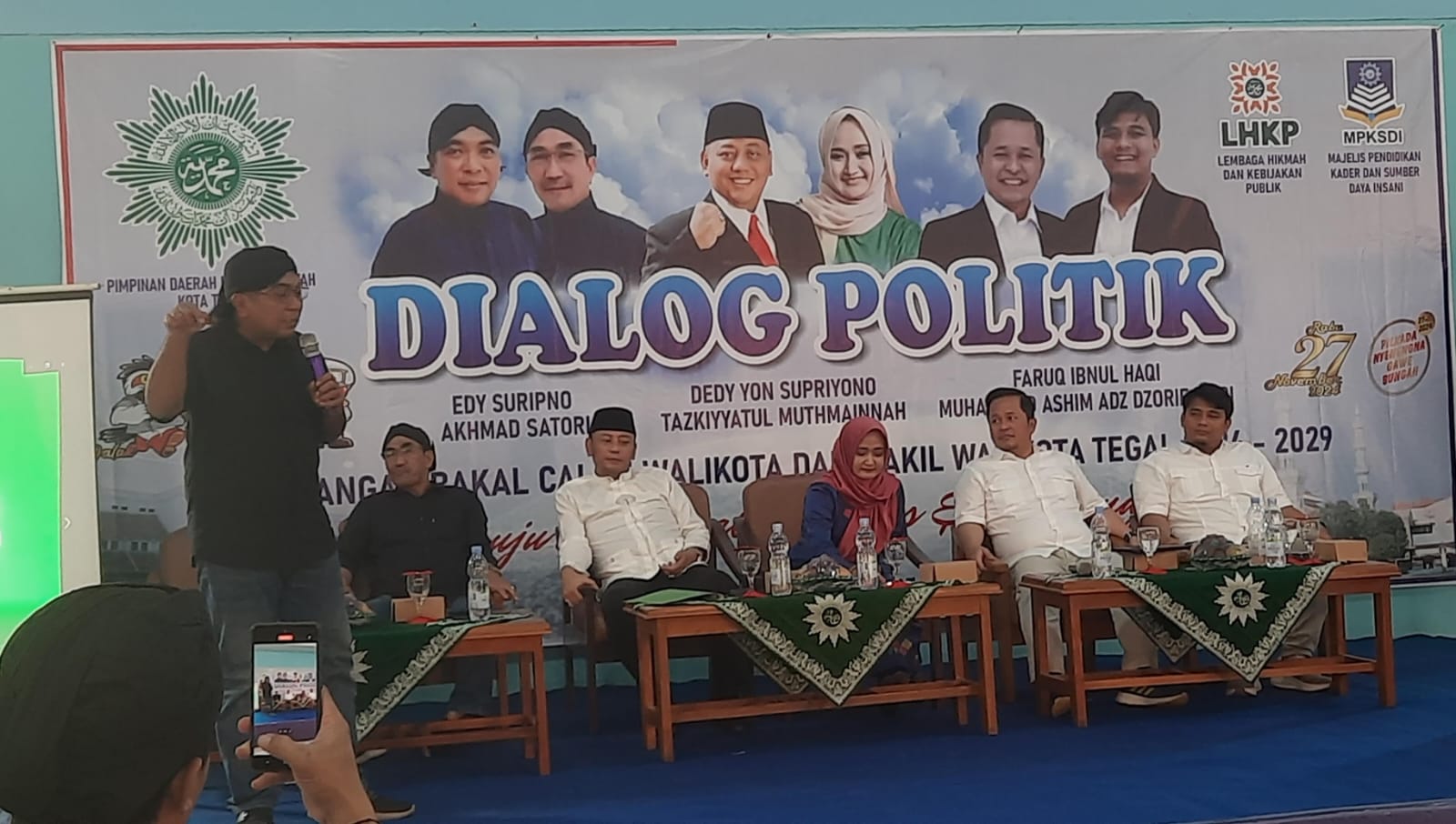 Calon Walikota Tegal Pilkada 2024 Ini Sebut Ada Turbulanci antara Teori dan Realita dalam Dialog Politik