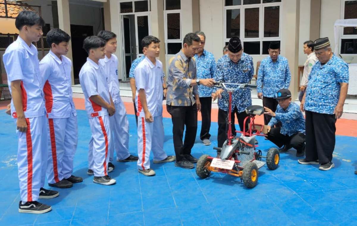 Motor Listrik ATV Karya Siswa SMK di Tegal Jadi Sorotan, Gunakan Barang Bekas dan Modal Rp4 Juta  
