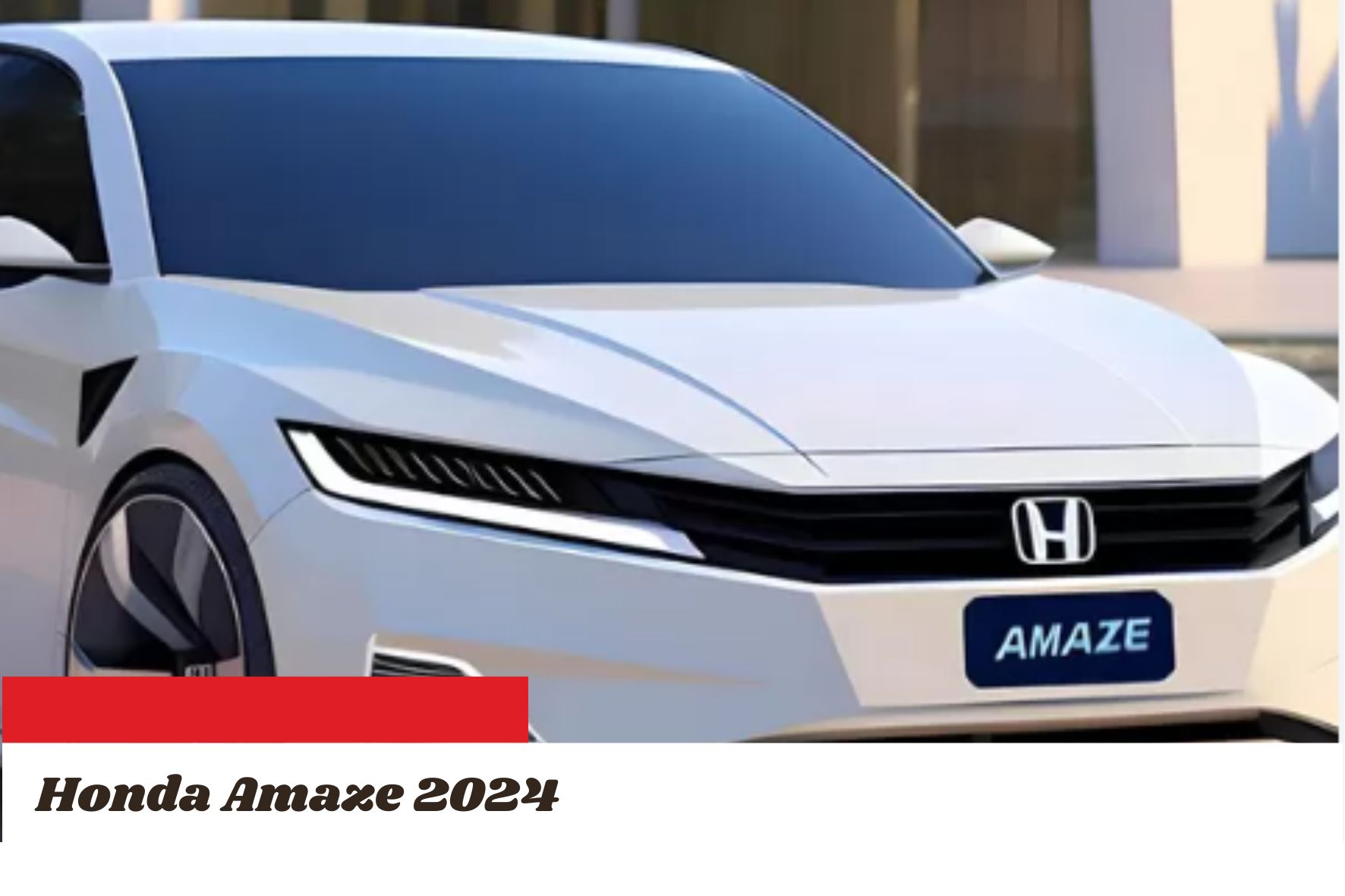 Spesifikasi Honda Amaze 2024, Desain Mirip Lambo yang Siap Mengguncang Dunia Otomotif 