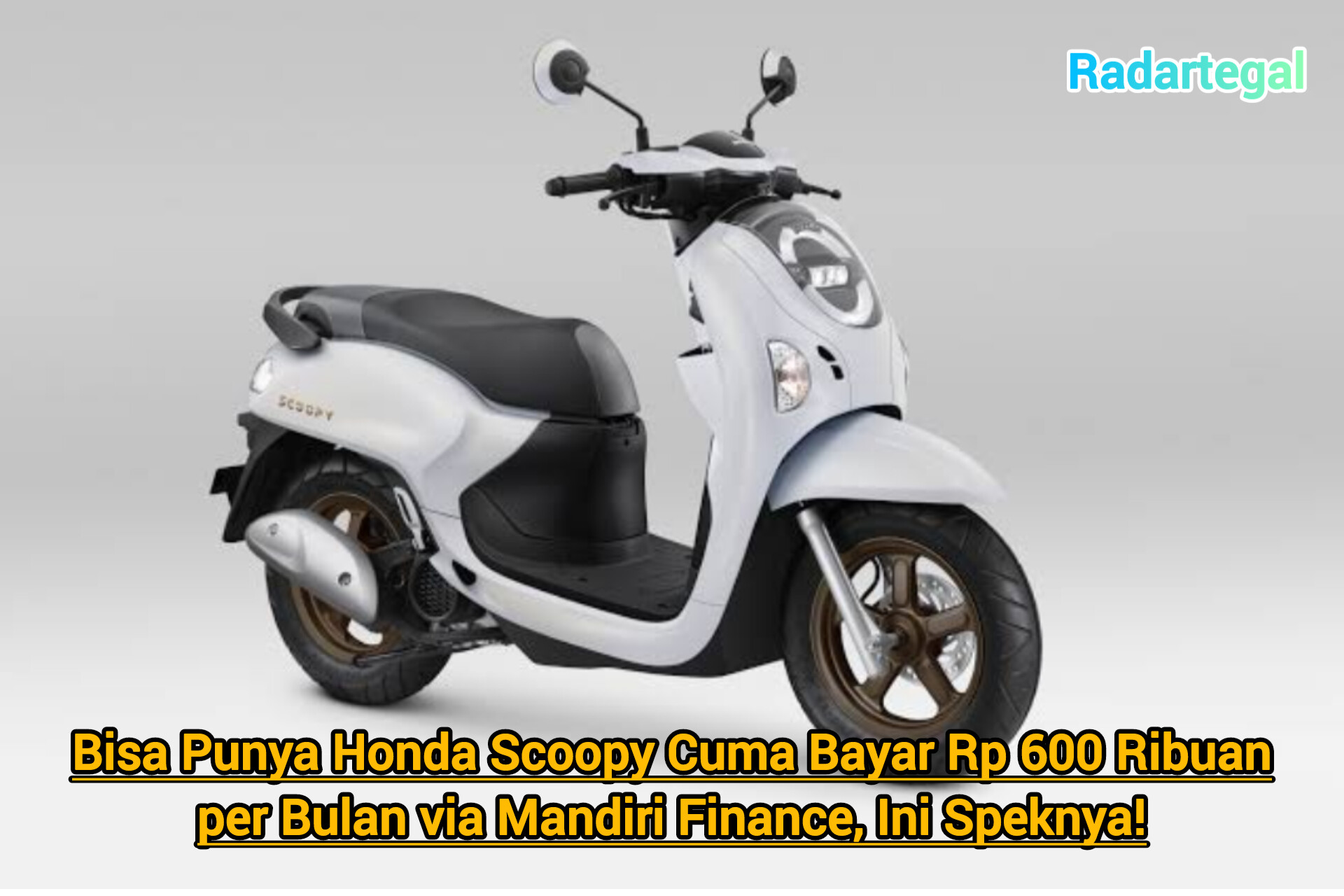 Bisa Punya Honda Scoopy Cuma Bayar Rp600 Ribuan per Bulan, Ini Spesifikasinya