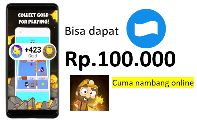 Nambang Online Dapat Rp100 Ribu di Game Penghasil Uang Viral Ini, Gas Download!