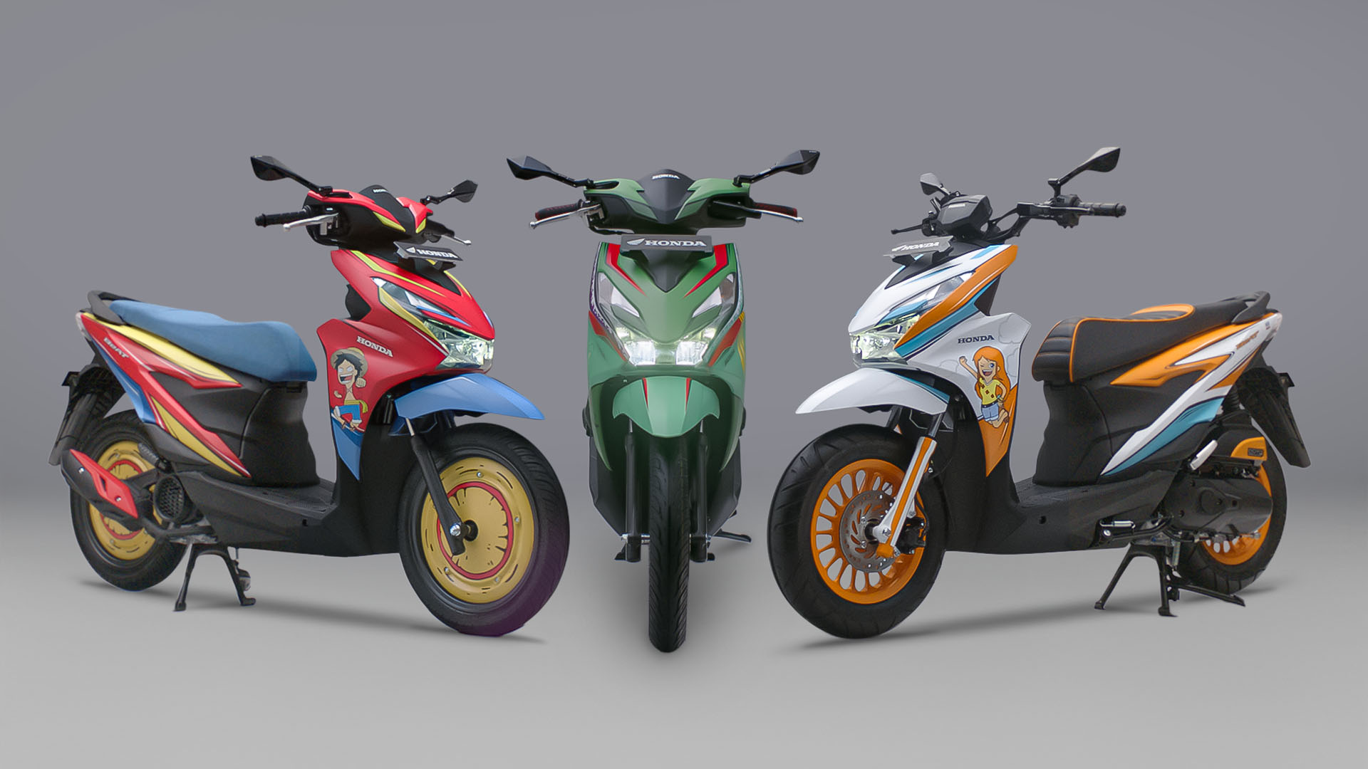 Terbatas! Kolaborasi Honda BeAT One Piece Tahilalats hanya Tersedia 25 Unit, Segera Dapatkan