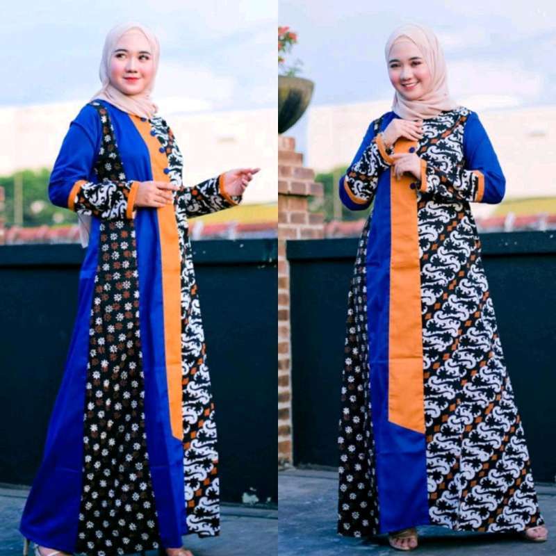 7 Model Gamis Batik Sederhana Cocok untuk Acara Formal