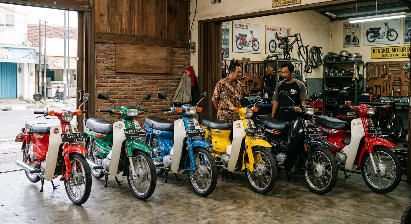 Investasi Motor Bebek Klasik, Untungkah Dibanding Emas?
