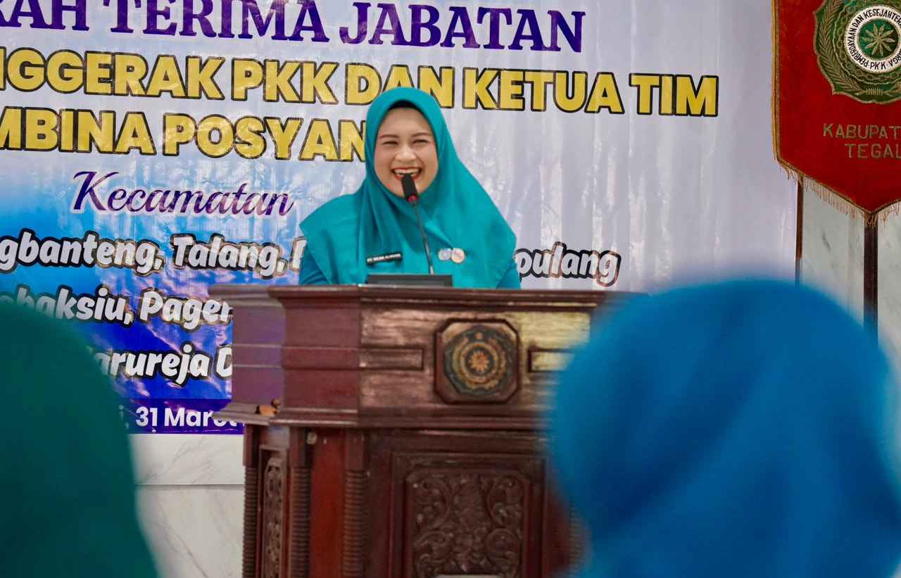 Perkuat Peran Posyandu, Ny Nilna Ischak Lantik 14 Ketua TP PKK Kecamatan se-Kabupaten Tegal