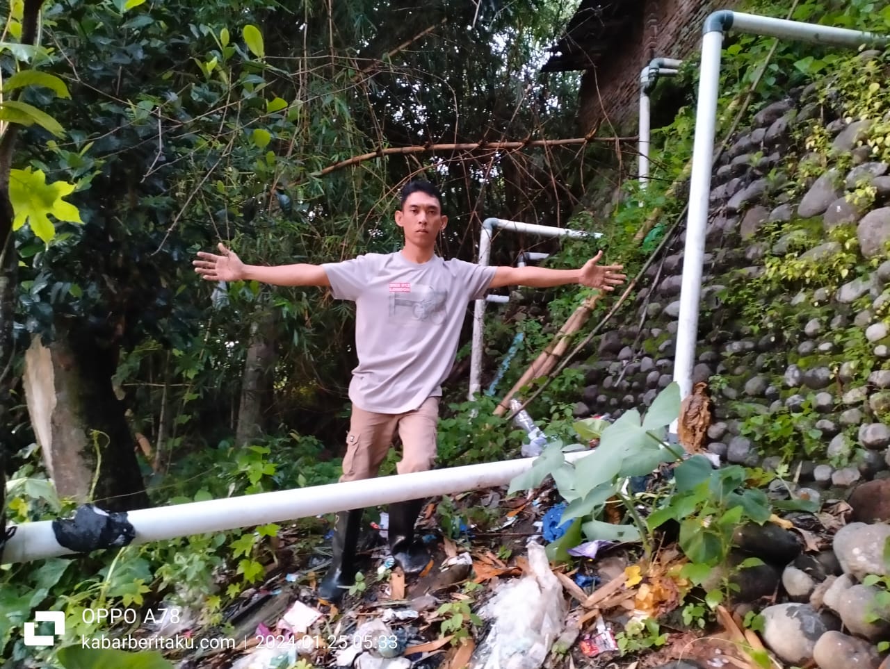  7 Rumah Warga Kabupaten Tegal Terancam Longsor, Jarak dengan Bibir Sungai Tinggal 2 Meter 