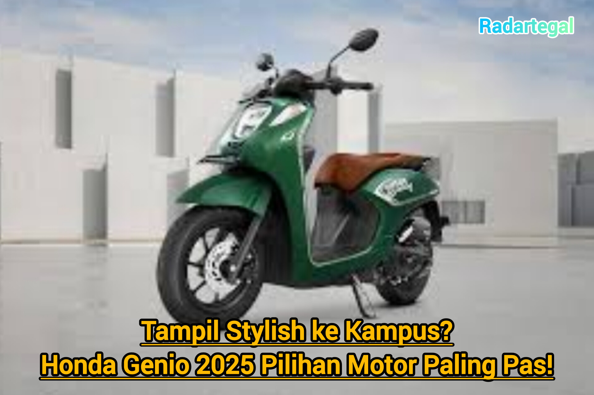 Tampil Stylish ke Kampus? Honda Genio 2025 Pilihan Motor Paling Pas!