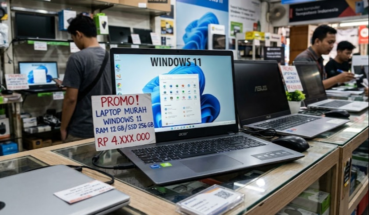 5 Laptop Murah Windows 11 RAM 12 GB Terbaik 2026, Performa Kencang dengan Harga Bersahabat