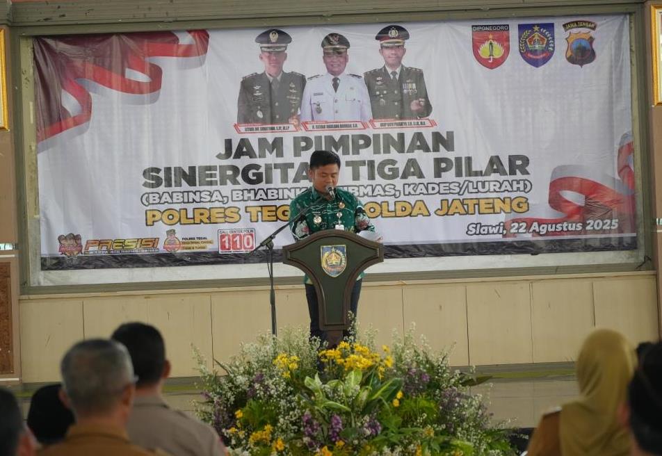 Bupati Tegal Sebut Sinergitas Tiga Pilar Desa dan Kelurahan Penting