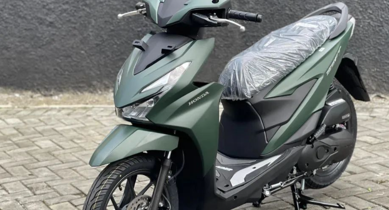 Tampil Modis dan Elegan, Ini Penampakan All New Honda BeAT Facelift 2024 Warna Ijo Matte