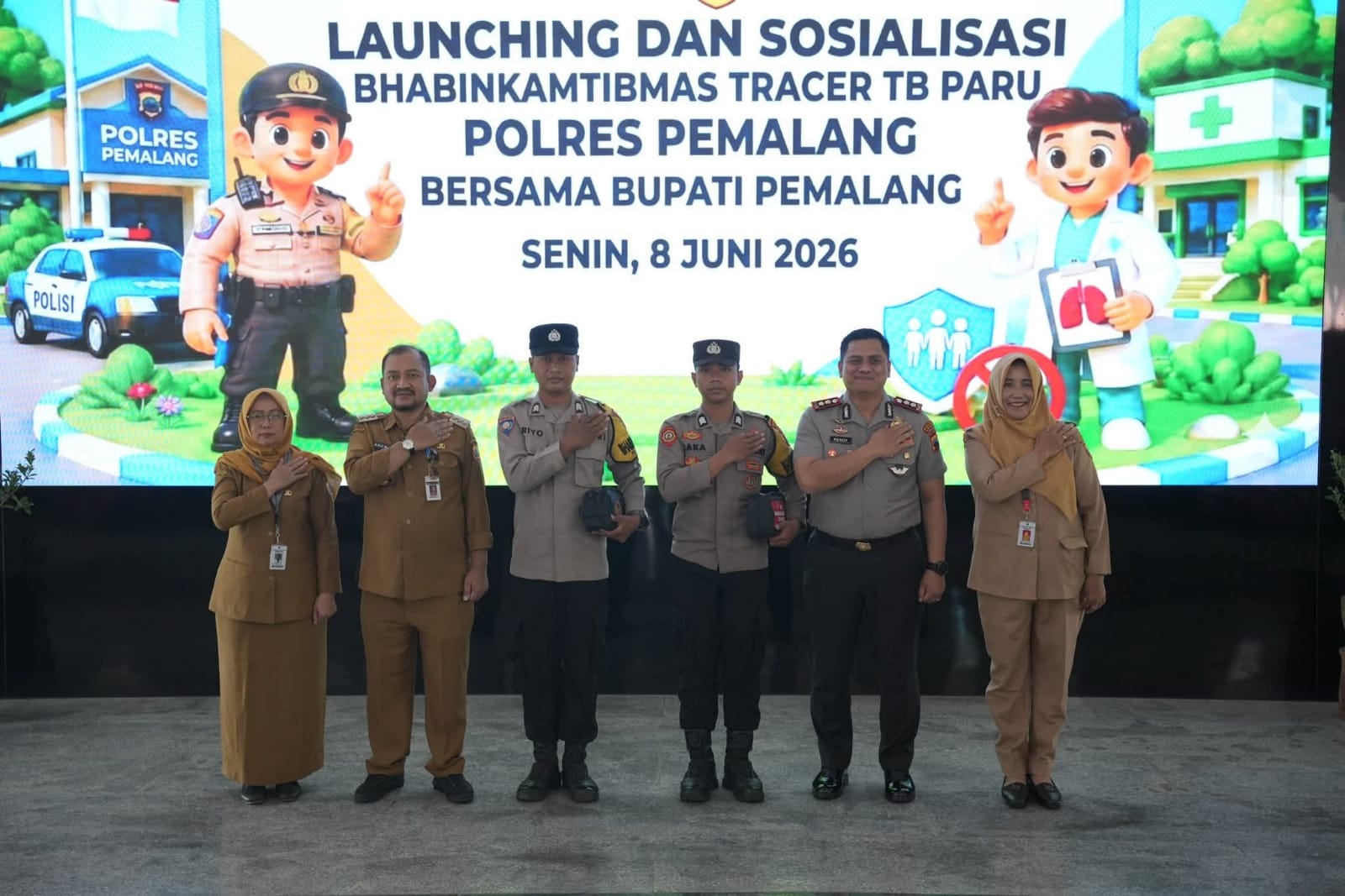 Program Bhabinkamtibmas Tracer TB Paru Resmi Diluncurkan di Pemalang