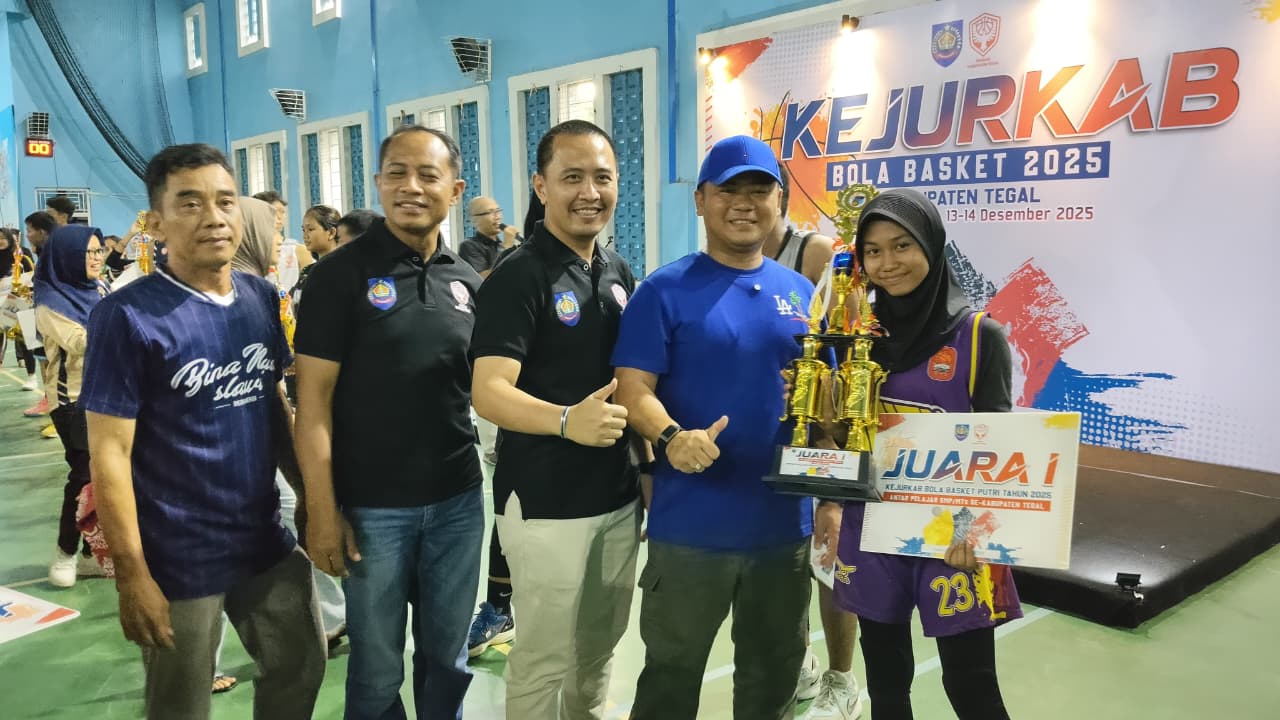 47 Sekolah Adu Gengsi di Kejurkab Basket 2025 Kabupaten Tegal