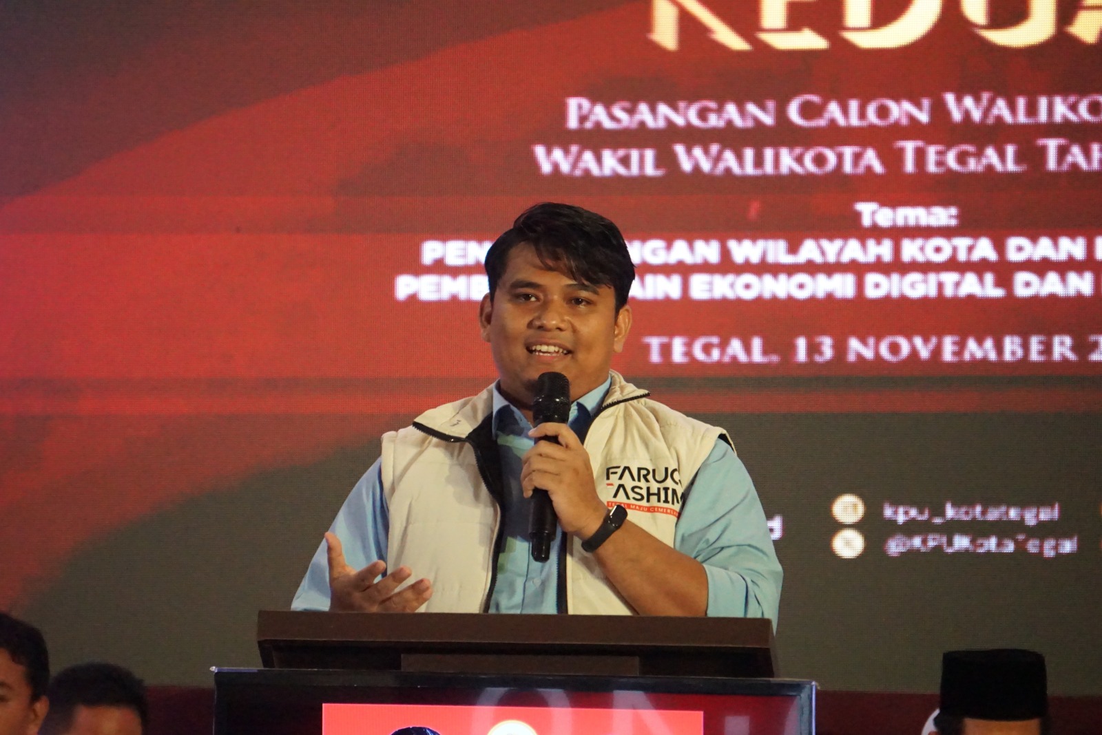 Calon Wakil Wali Kota Tegal Ashim Fikri Bakal Tingkatkan Akses Digital dan Internet