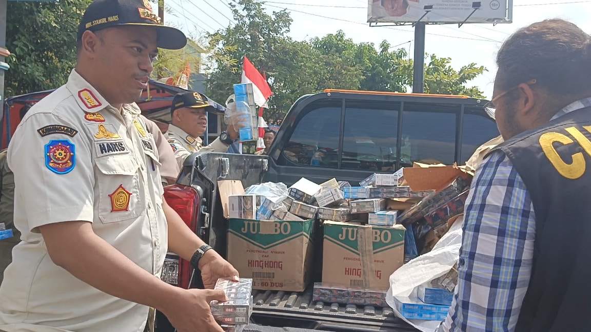 1.400 Bungkus Rokok Ilegal di Brebes Selatan Disita Petugas Gabungan, Wilayah Lain dalam Pendataan