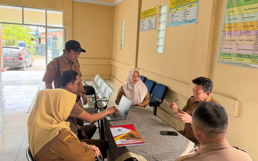 Lagi, Tim JDIH Brebes Monitoring Pengisian Metadata Website JDIH di Tiga Desa