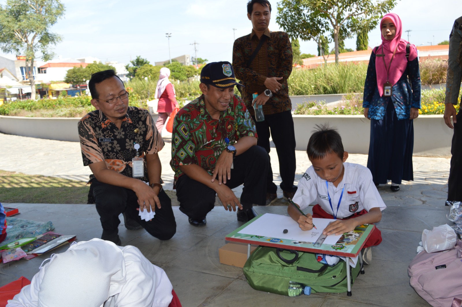 150 Anak Ikut Lomba Lukis Ceria di Tegal, Disdikbud: Ajang Kreatifitas dan Kenalkan Cagar Budaya Sejak Dini