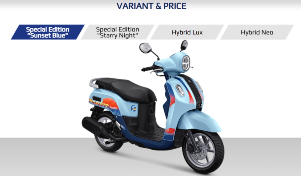 Keunggulan Yamaha Fazzio Special Edition Sunset Blue: Tampil Klasik dan Elegan