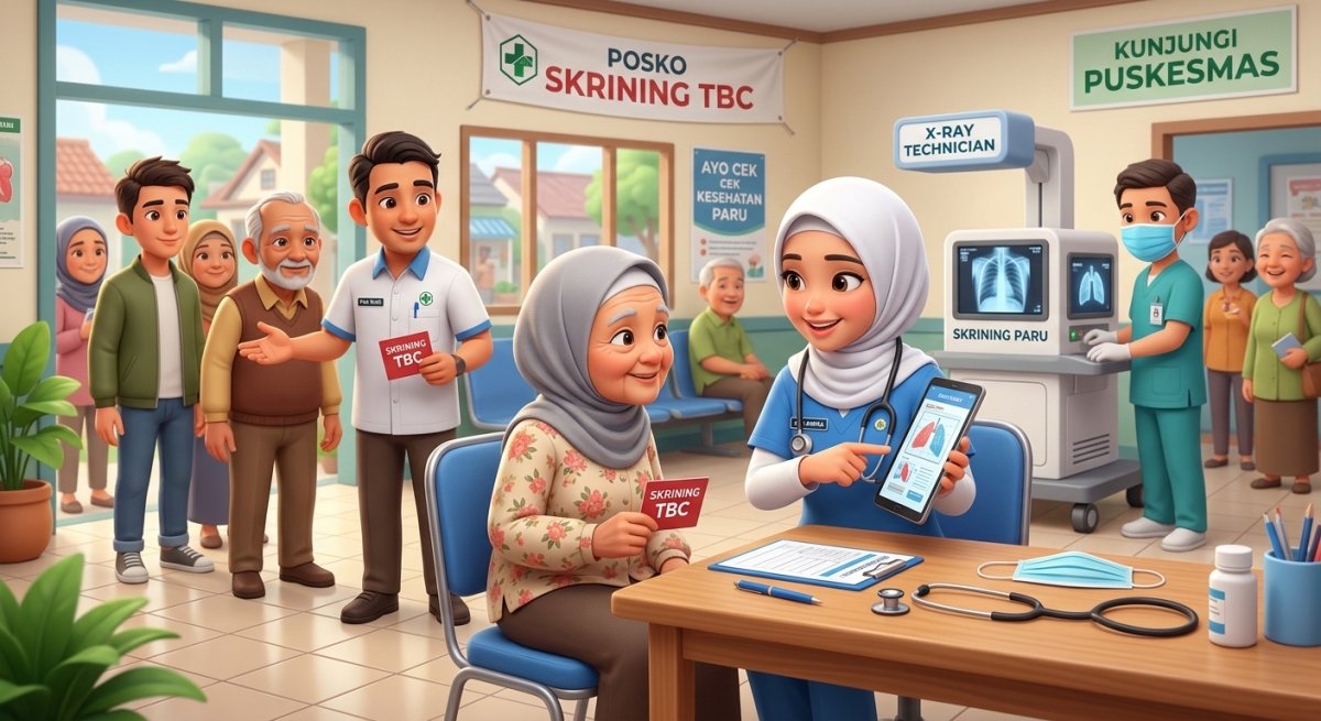 Pemkab Tegal Gencarkan Skrining TBC Jemput Bola