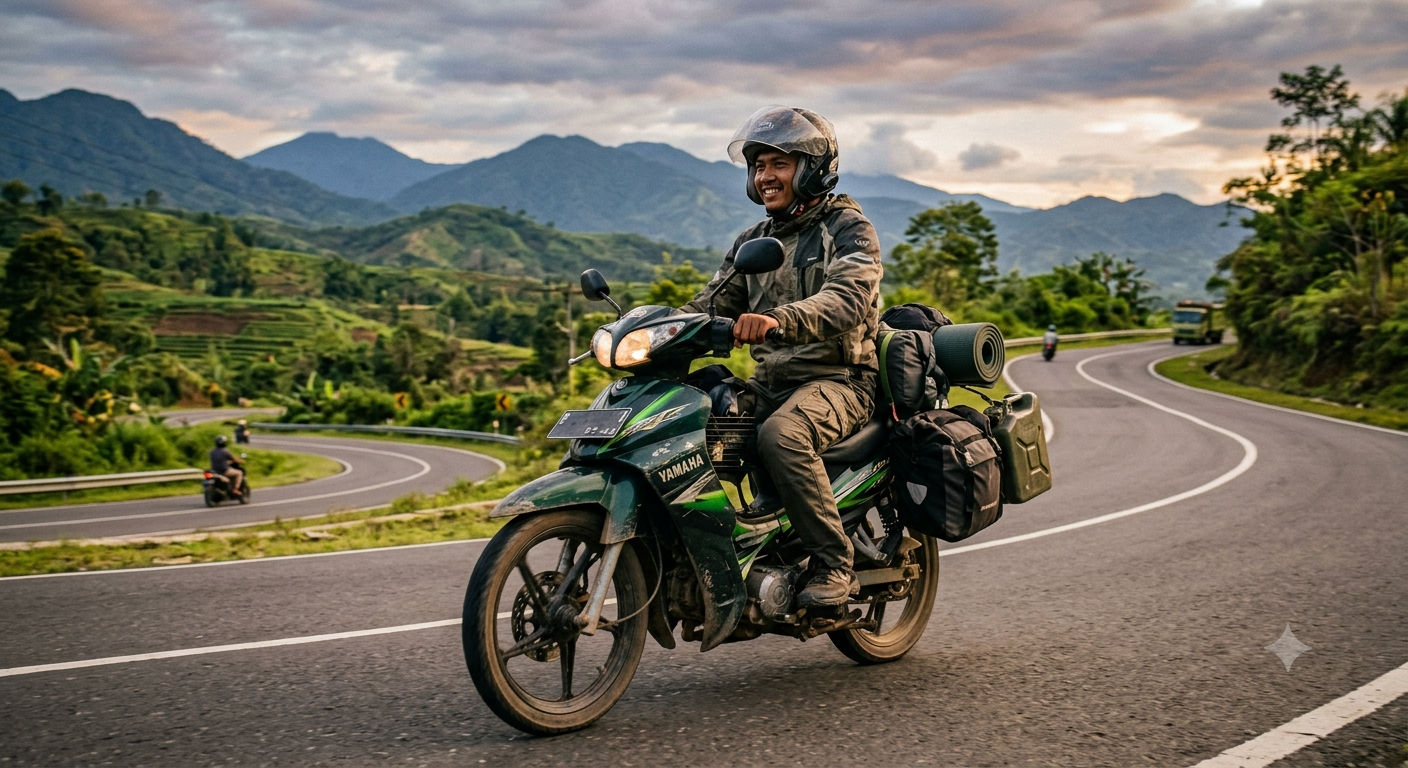 Pilihan Motor Bebek Buat Touring Bekas Murah Paling Awet Dijalan!