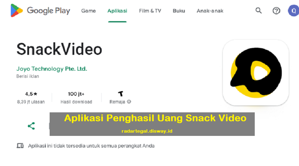 Dapatkan Cuan Tambahan dari Aplikasi Penghasil Uang Snack Video 2024, Beneran Cuma Nonton Video?