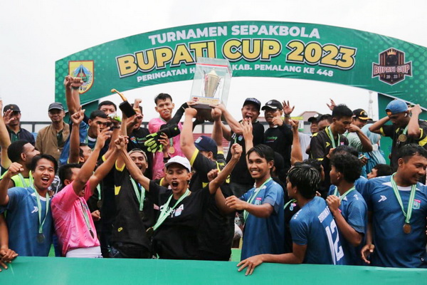 Baruna FC Sugihwaras Pemalang Juara Turnamen Sepakbola Bupati Cup 2023