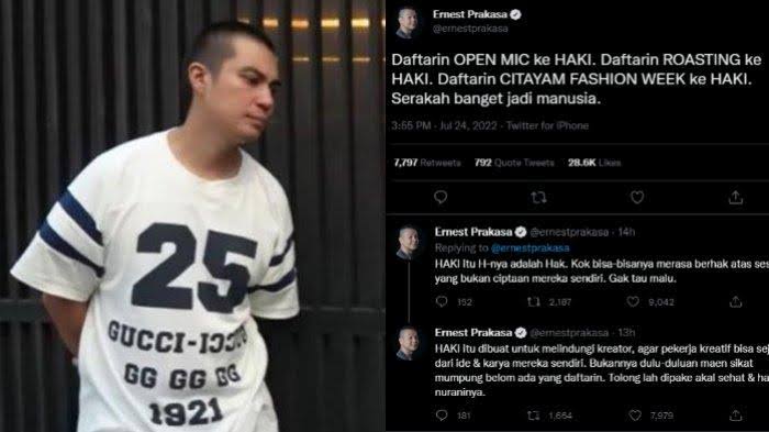 Daftarkan Citayam Fashion Week, Baim Wong Banjir Kritikan Pedas! Ernest Prakasa: Serakah Banget   