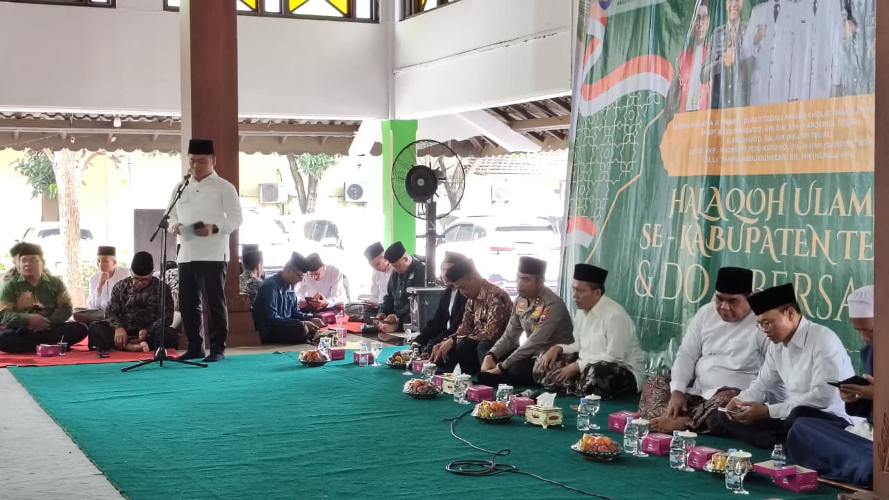 Jaga Tegal Tetap Rukun dan Berkah, Halaqoh Ulama dan Doa Bersama Digelar 