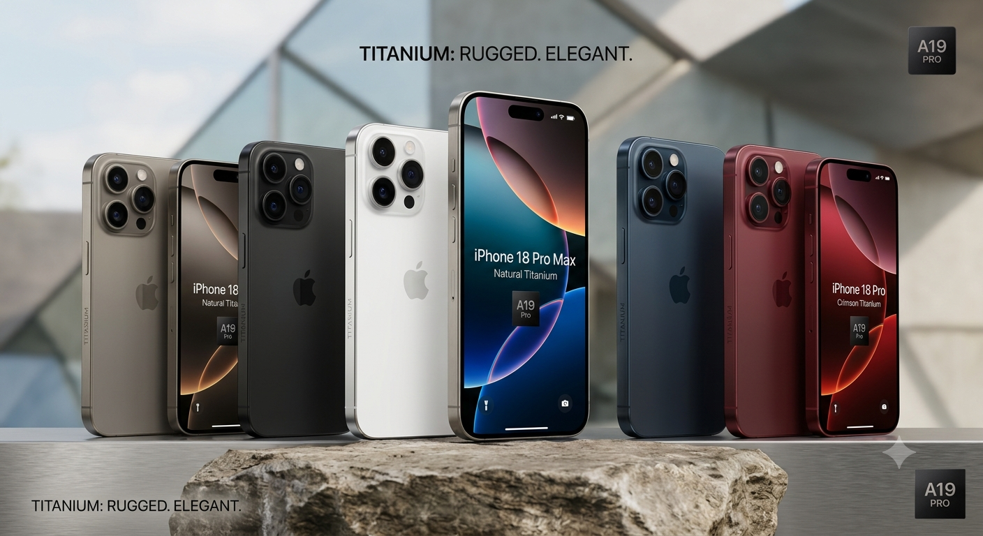 Bocoran Warna iPhone 18 Pro dan Pro Max Terbaru, Bikin Tercengang!