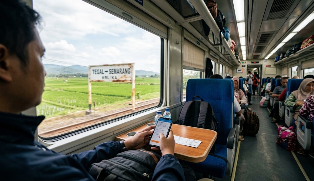 Tips PP Tegal ke Semarang Naik Kereta, Tiket Cuma Rp49 Ribuan