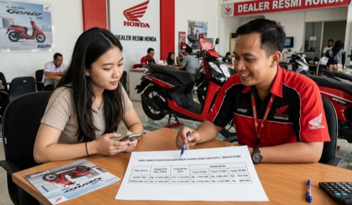 Simulasi Kredit Honda Genio 2026, Rincian DP Murah & Angsuran Ringan