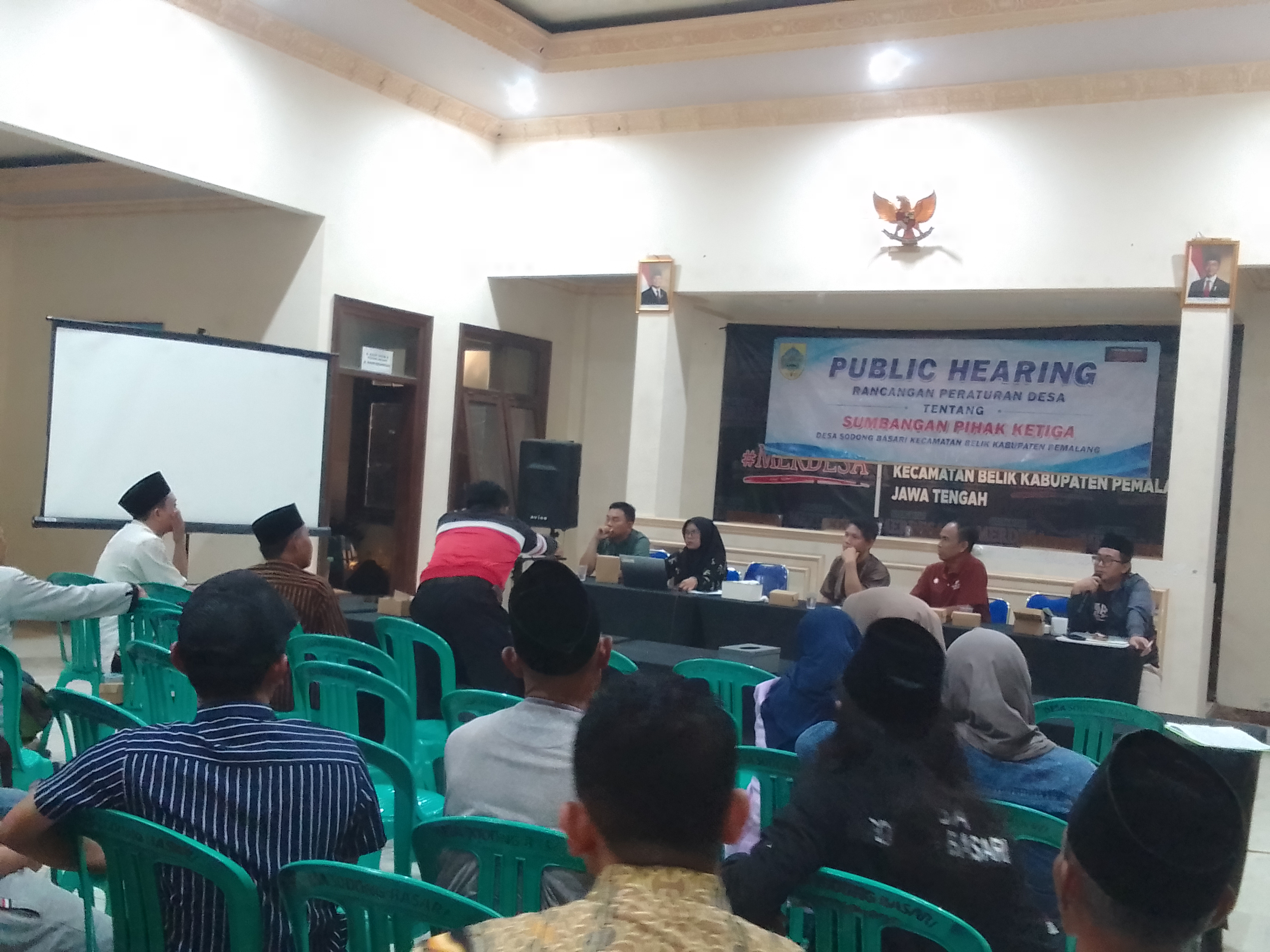 Public Hearing Raperdes Digelar, Desa Sodong Basari Pemalang Libatkan Masyarakat