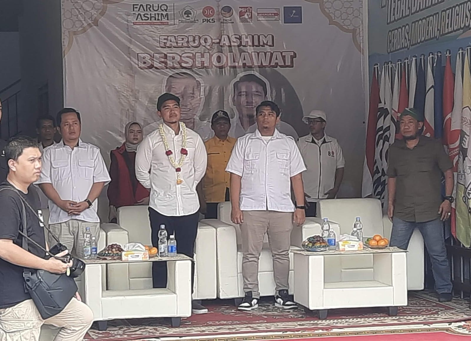 Orasi di Posko Calon Wali Kota dan Wakil Wali Kota Faruq-Ashim, Kaesang Pangarep: Tenang Saya Sudah di Sini