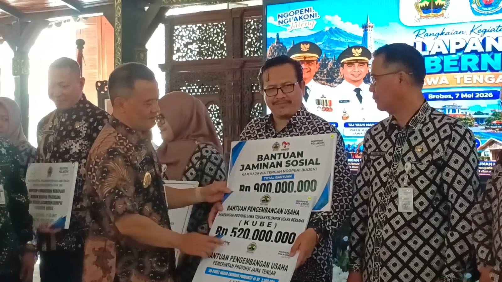 Pemkab Brebes Terima Bantuan dari Pemprov Jateng, Ini Rinciannya