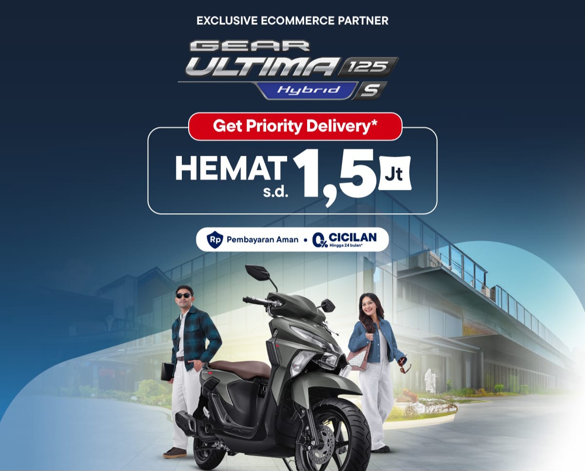 Naksir Yamaha Gear Ultima 125 Hybrid, Gini Cara Praktis Order Online