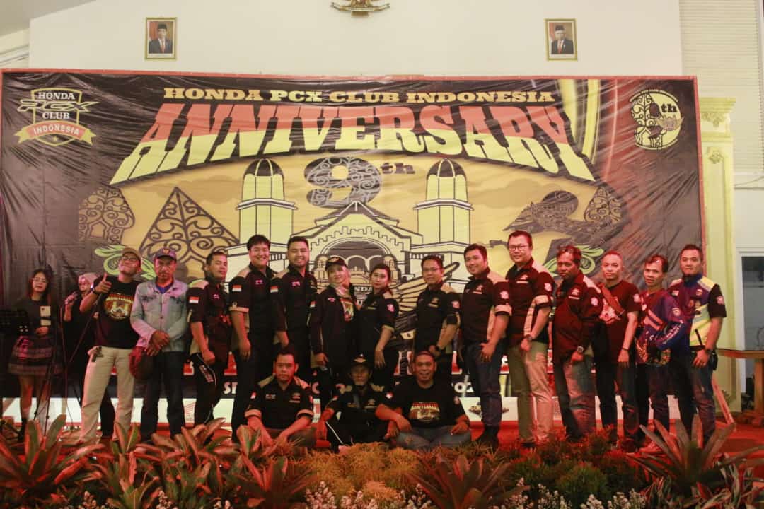 Rayakan Anniversary ke-9, Honda PCX Community Indonesia Chapter Semarang Jalin Keakraban Antar Komunitas