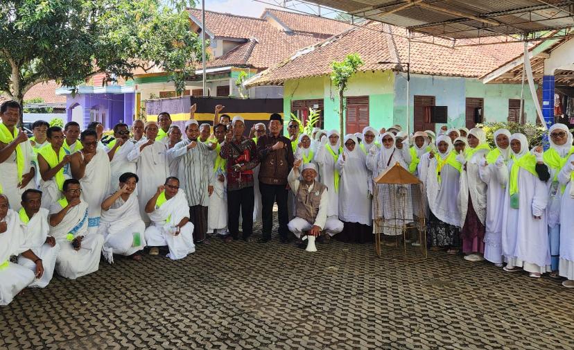 Bimbingan Manasik Terintegrasi Ditutup, Jemaah Haji asal Brebes Praktik Haji