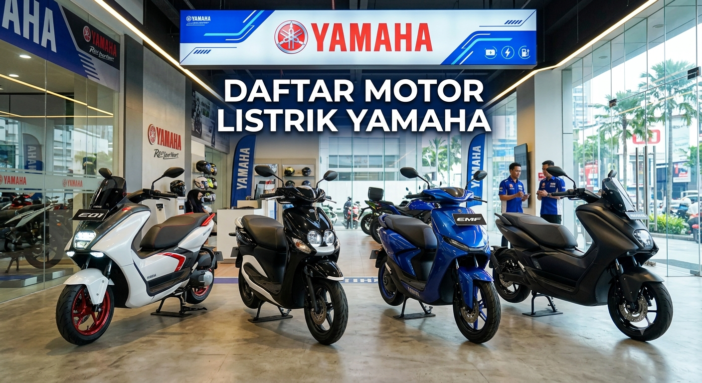 Daftar Motor Listrik Yamaha Terbaru Paling Canggih Bikin Melongo!