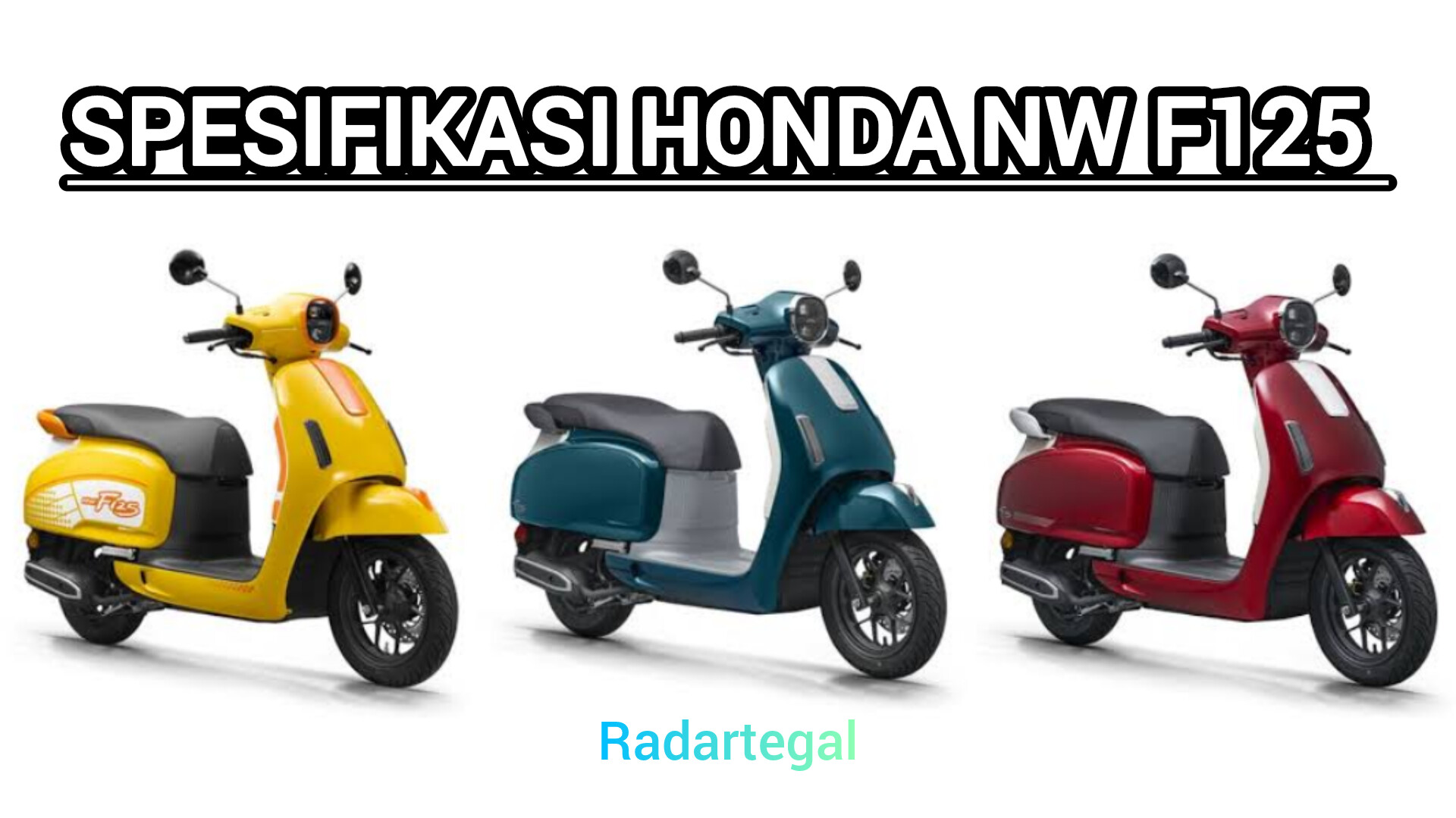 Tampil Retro dan Semakin Canggih, Honda NW F125 Siap Saingi Vespa