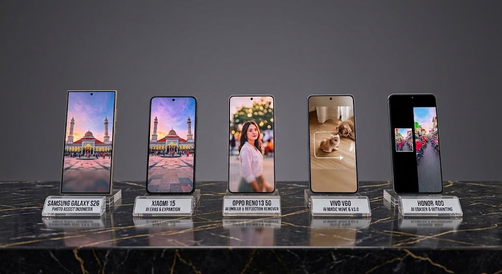 5 HP AI Editing Otomatis untuk Foto Lebih Rapi dan Estetik