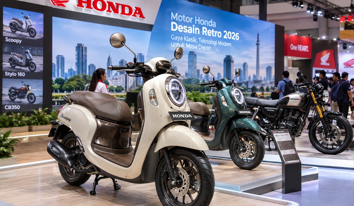 Motor Honda Desain Retro 2026, Apa yang Bikin Anak Muda Tertarik?