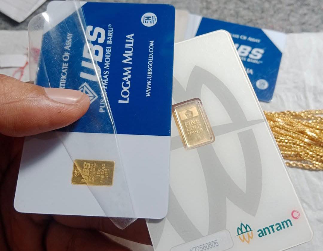 Stabil! Harga Emas Antam Hari Ini Rp1,7 Jutaan, Sedikit di Atas UBS dan Galeri 24 