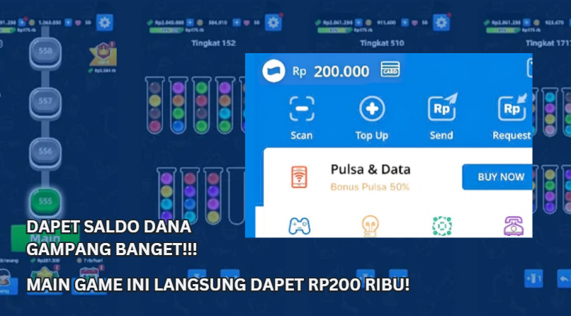 GAME PENGHASIL SALDO DANA TERBARU! Bocah SD Aja Bisa Dapet 200 Ribu, Masa Kamu Gak Bisa?