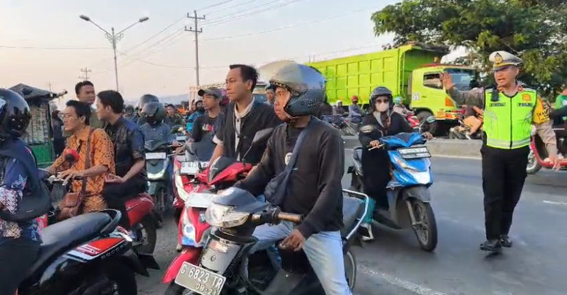 Lawan Arus, 116 Pengendara Terjaring Razia di Pantura Brebes