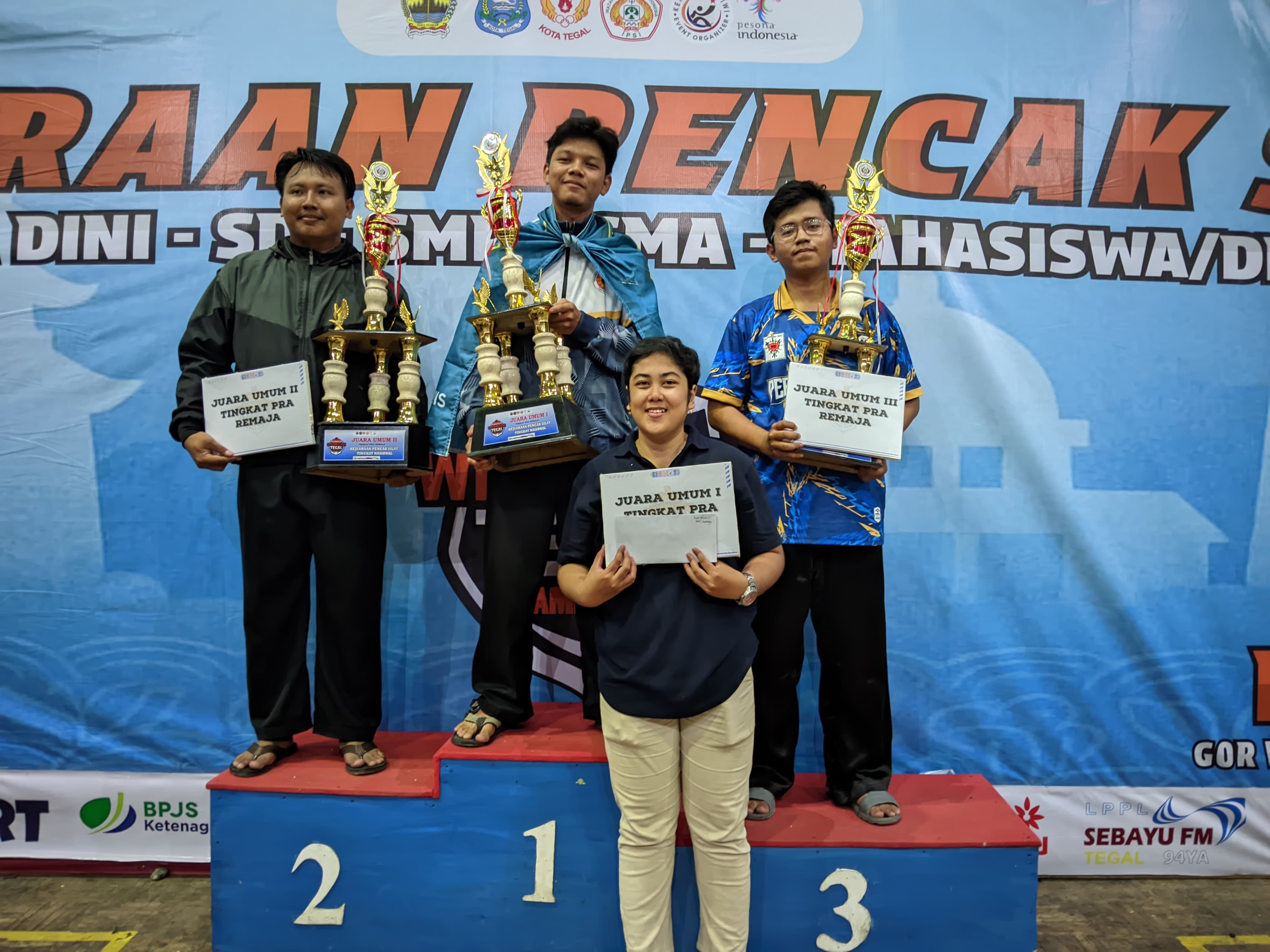 Adu Jurus Pendekar Pencak Silat di Tegal Kelar, Ini Juara Umumnya